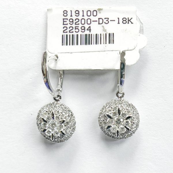 18K Diamond Earring