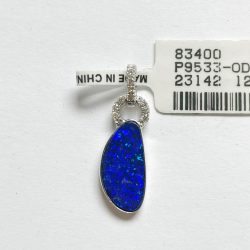 14K Doublet Opal Pendant