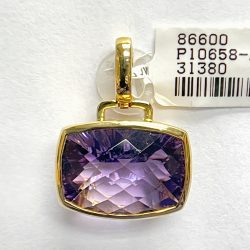 14K Amethyst Pendant