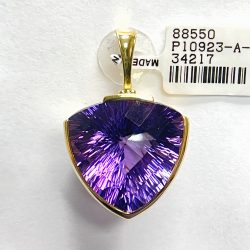 14K Amethyst Pendant