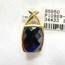 14K Garnet Pendant