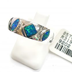 14K Inlay Opal Ring