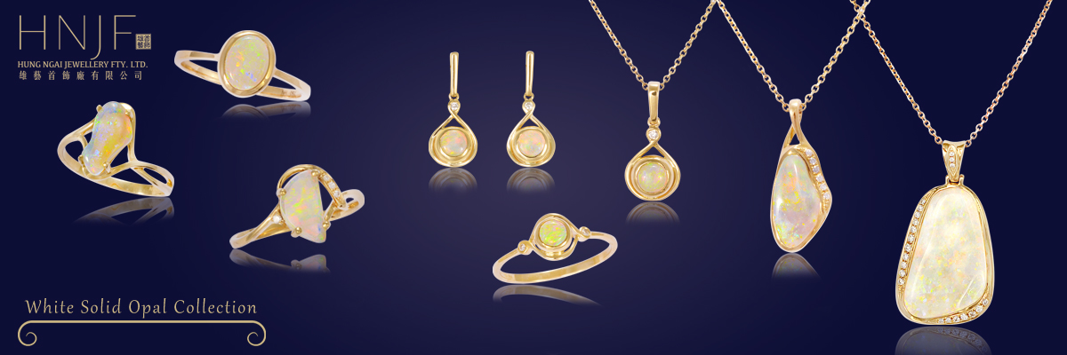 White Solid Opal Collection