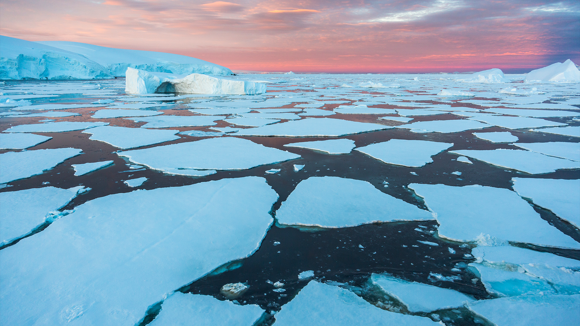 hielo de la Antártida