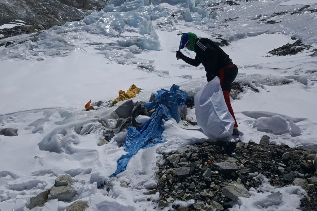 basura congelada