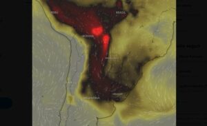 cortina de humo en Argentina de los incendios en Bolivia