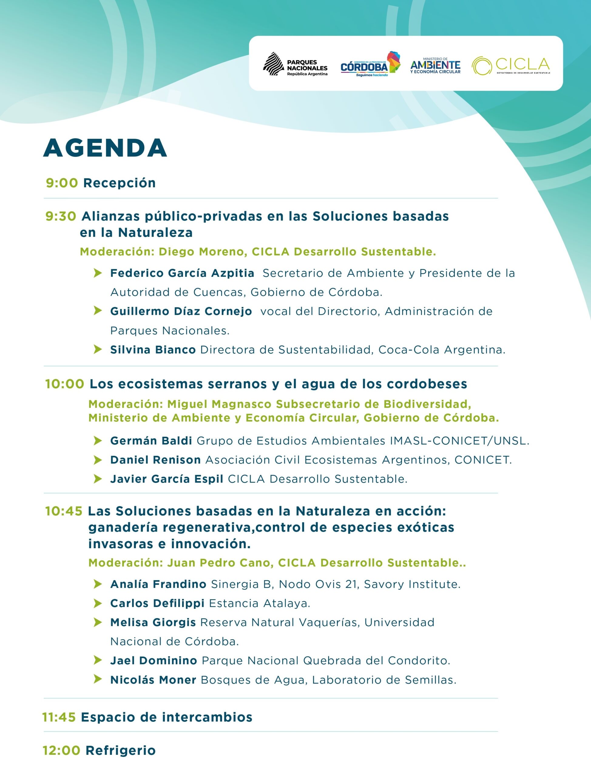 Detailed Agenda