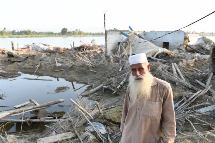Un desplazado afgano en Pakistán. (Foto: ACNUR Usman Ghani)