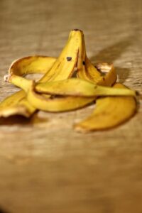 Casca de banana. Foto: Pixabay.