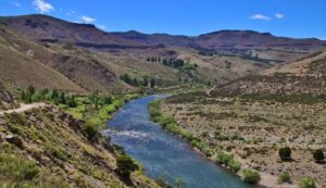 Río Aluminé, Neuquén. Foto: Google Maps.