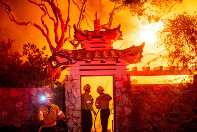As terríveis imagens dos incêndios na Califórnia. (Foto: Reuters).