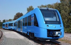 Trem movido a hidrogênio. Foto: Redes Sociais.