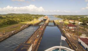 Canal de Panamá. Foto: Google Maps.