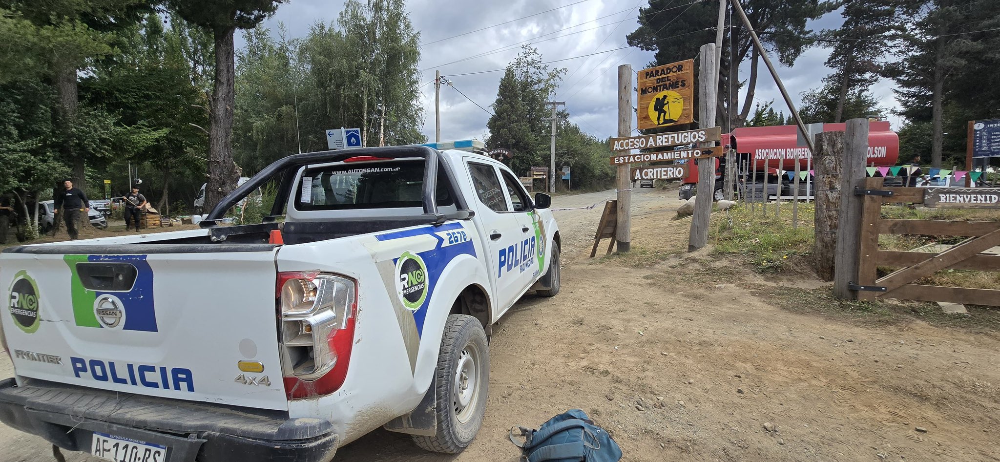 Detuvieron a tres personas por los incendios en El Bolsón. (Foto: X).