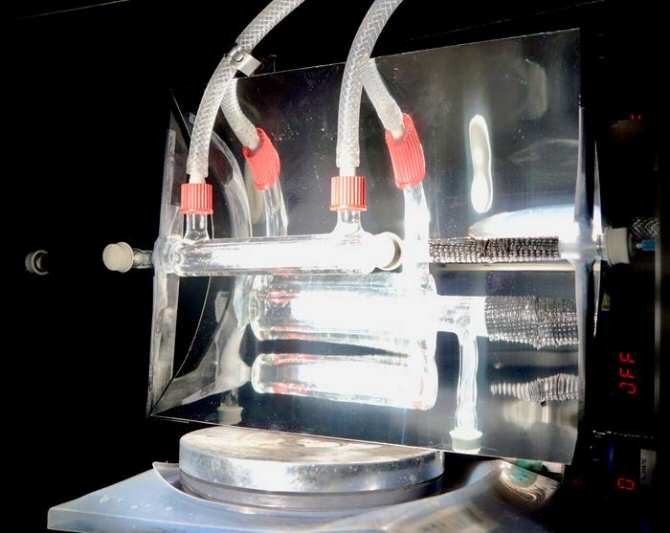 Máquina solar para captar CO2. (Foto: Noticias de la Ciencia).