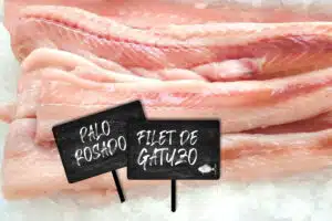 Filet de gatuzo, también se lo vende como "palo rosado". Crédito: WCS Argentina.