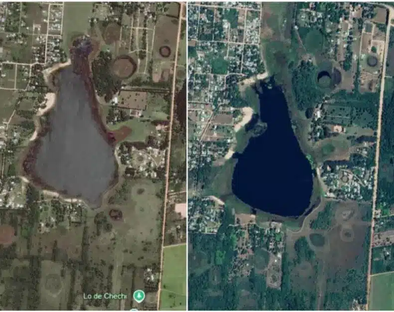 Soto Lagoon could disappear if necessary measures are not taken. Photo: Diario Época.