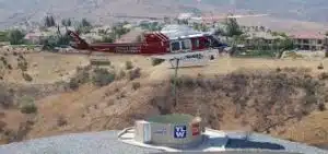 Heli-Hydrants, el tanque aéreo que podría convertirse en una gran herramienta contra los incendios forestales. Foto: Superior Tank.