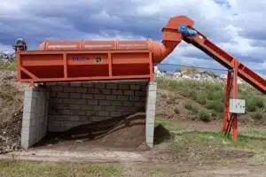 Peuma produjo más de 30 toneladas de compost convirtiendo los residuos en tierra fértil. Foto: Sec. Estado de Ambiente y Desarrollo Sustentable de San Luis.