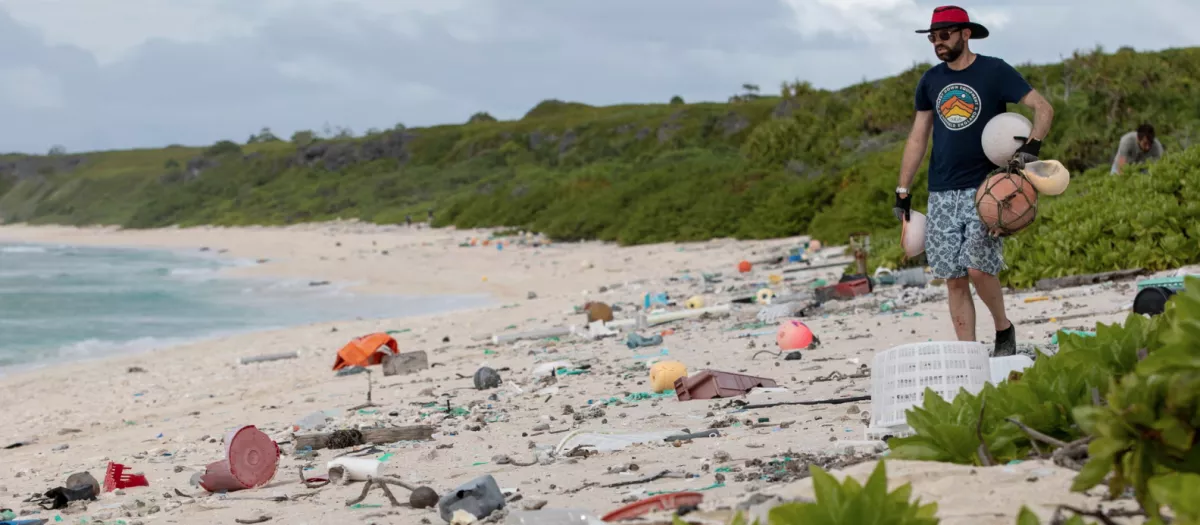 Henderson Island, affected by garbage. Photo: El Debate.