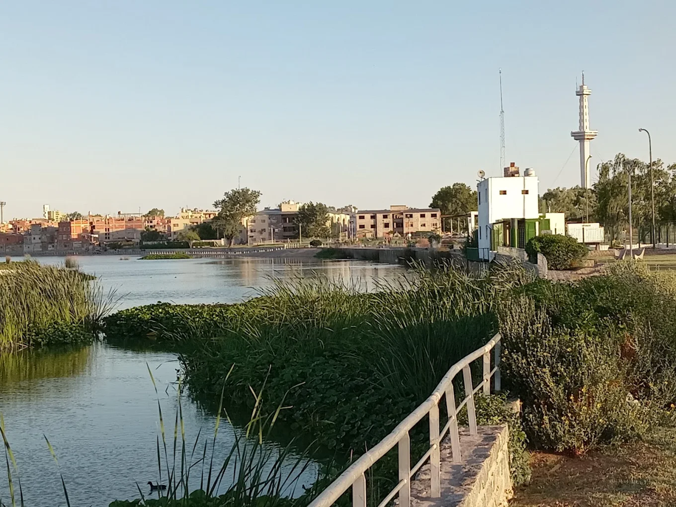 Lake Soldati represents a serious health risk for the local residents. Photo: Google Maps.