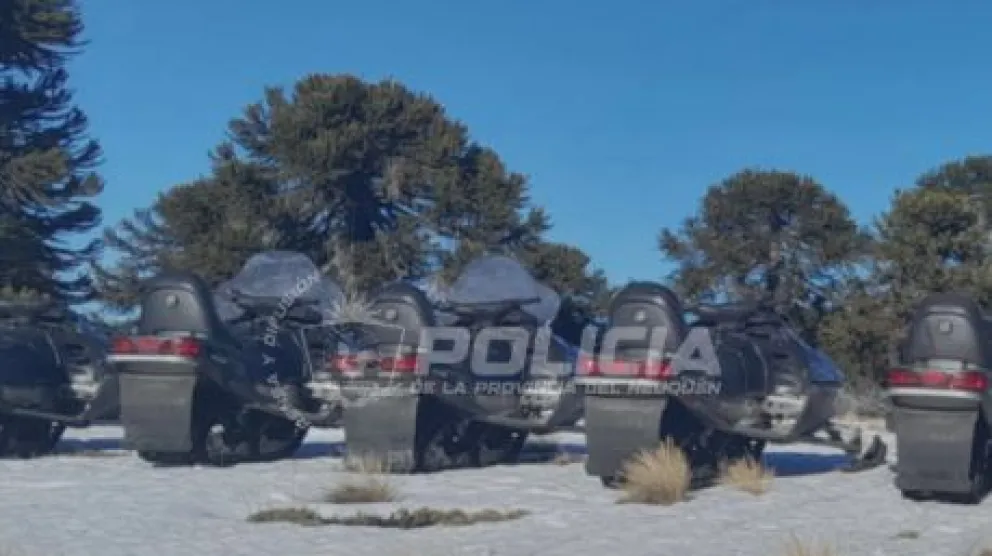 Snowmobile. Photo: Noticias NQN.