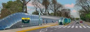 Projeção do Subte F, o novo ramal de metrô da CABA. Foto: GCBA.