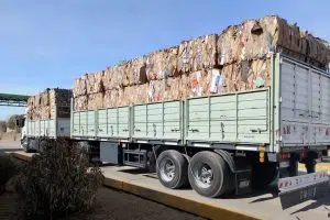 Uma planta recuperadora de resíduos de San Luis reintroduziu 34 toneladas de materiais recicláveis no circuito industrial. Foto: Secretaria de Estado do Meio Ambiente e Desenvolvimento Sustentável de San Luis.