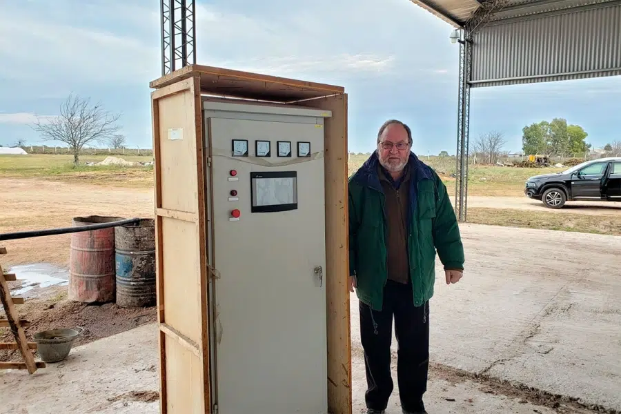 Carlos Ameglio foi o pioneiro em biocombustível em Entre Ríos. Foto: El Once.