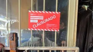 comercio clausurado