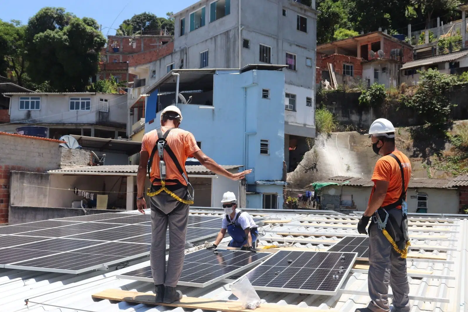 energía solar en favelas