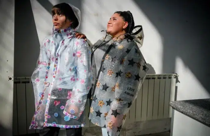 The designs created by students using thermofusion. (Photo: La Capital).
