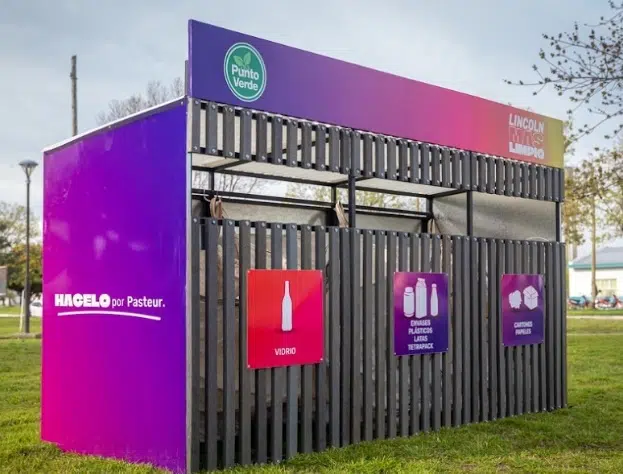 O novo serviço de coleta de recicláveis em Lincoln. (Foto: Prefeitura).