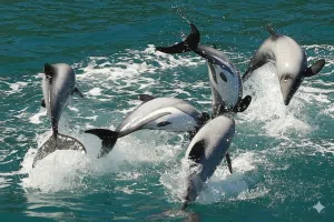 Científicos de Nueva Zelanda descubre nuevas habilidades del delfín más pequeño del mundo, delfín de Héctor. Foto: Delfín de Héctor.