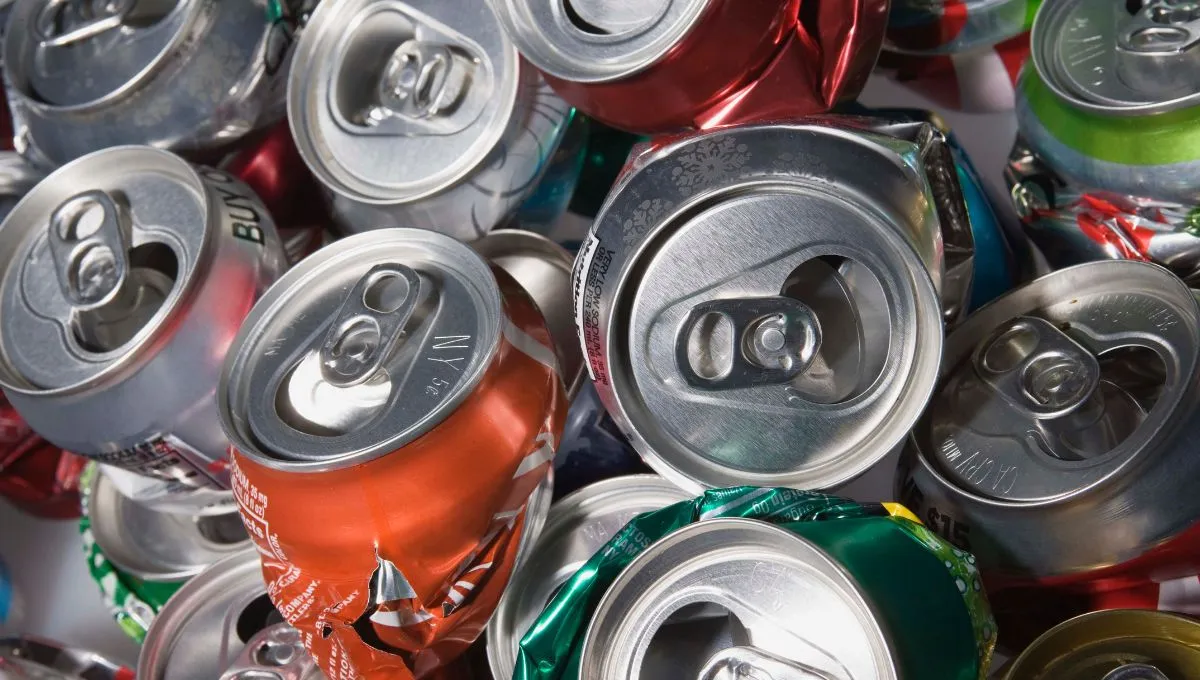 latas de aluminio
