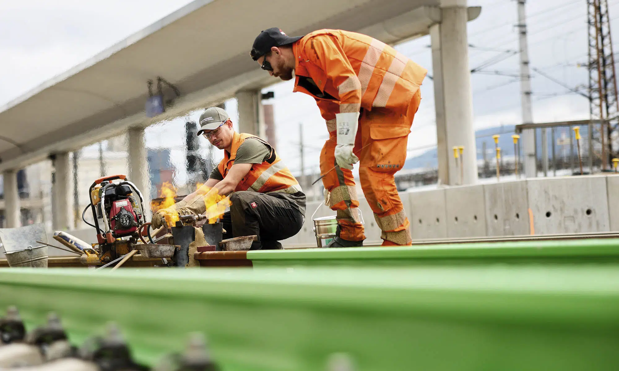 rail con hidrógeno