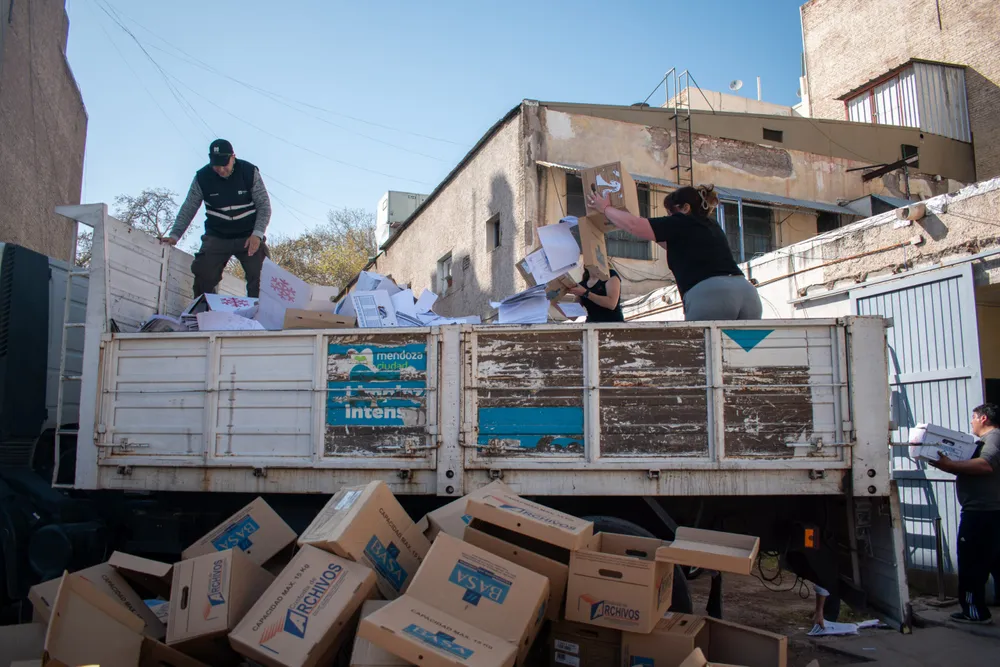 La Ciudad de Mendoza busca reducir residuos y fomentar el reciclaje. Foto: Los Andes. 