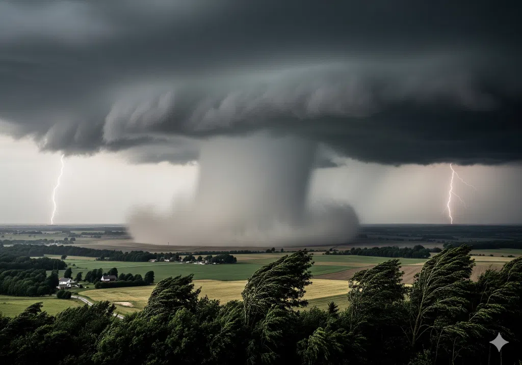 Le "reventon" est un phénomène climatique souvent confondu avec une tornade.