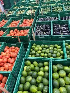 Frutas y verduras rescatadas