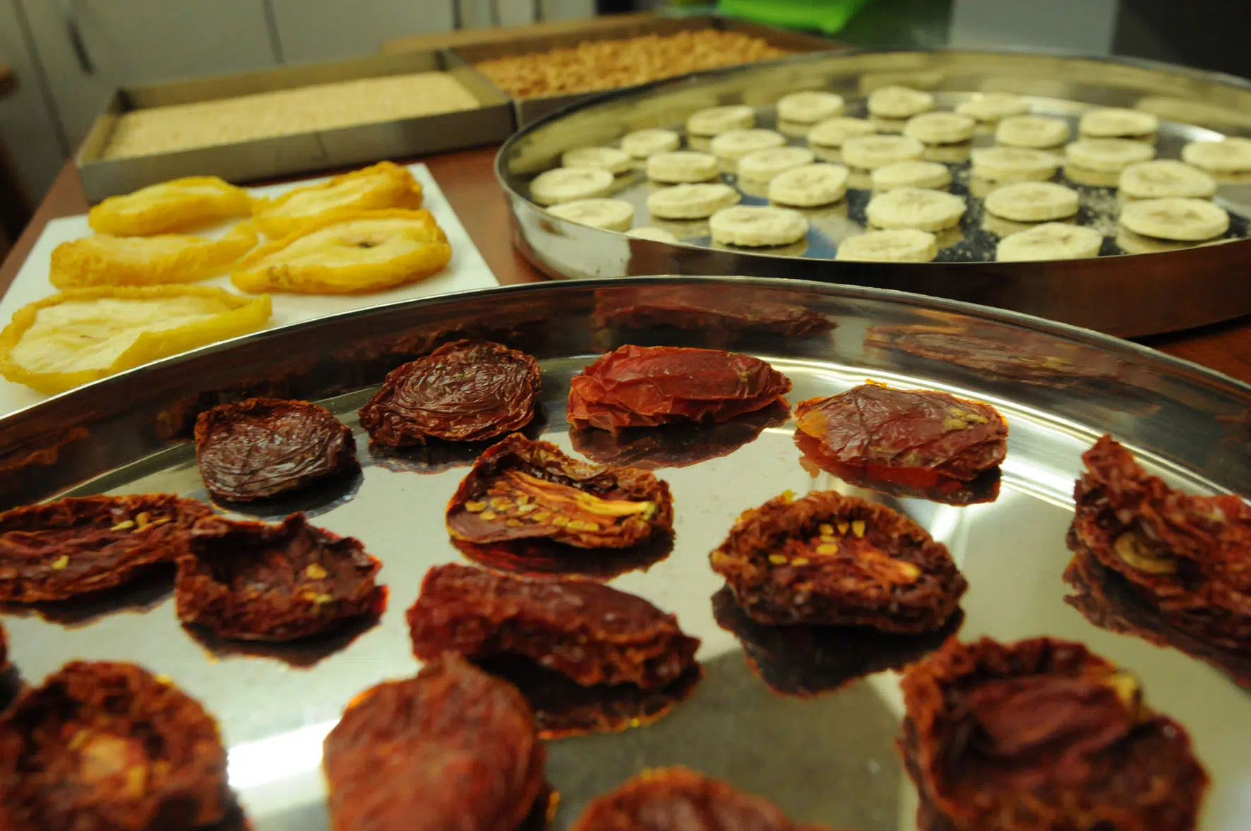 Eles desidratam os alimentos para não jogá-los fora