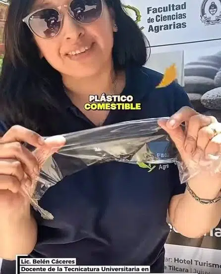 bioplástico comestible