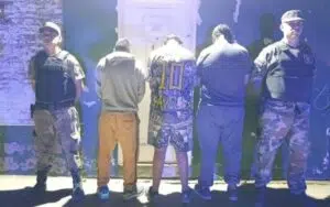 Tres hombres fueron demorados en Punta alta, acusados de cazar ñandúes. Foto: La Nueva.