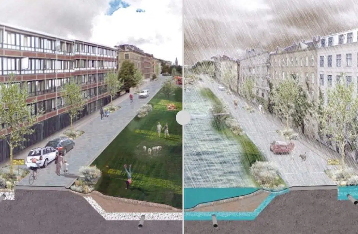 Copenhagen transforms into a sponge city to tackle extreme rainfall and gain climate resilience