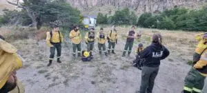Un operativo integral detuvo el fuego en el Parque Nacional Los Glaciares. Foto: Argentina.gob.