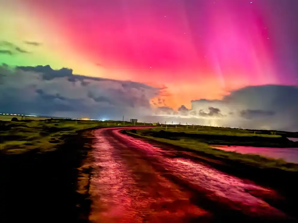 Tormenta solar. Foto: Diario de Gualeguaychú.