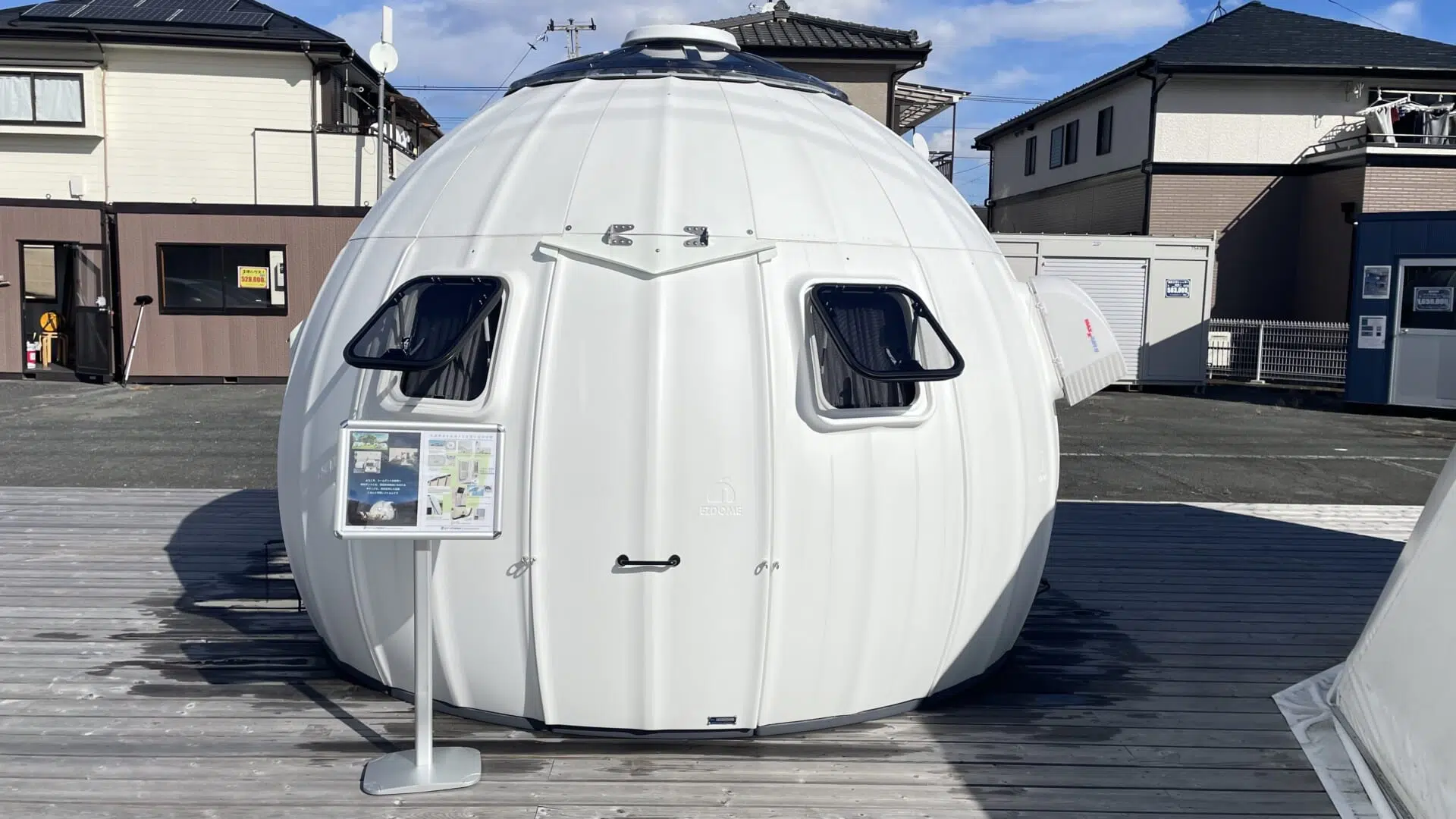 Ezdome: the modular house designed in Japan that assembles in 90 minutes and offers shelter against disasters