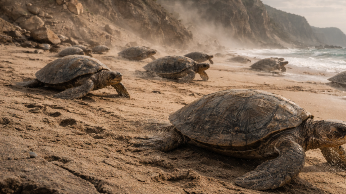 Italy: Fossil tracks reveal possible stampede of sea turtles fleeing an earthquake 79 million years ago