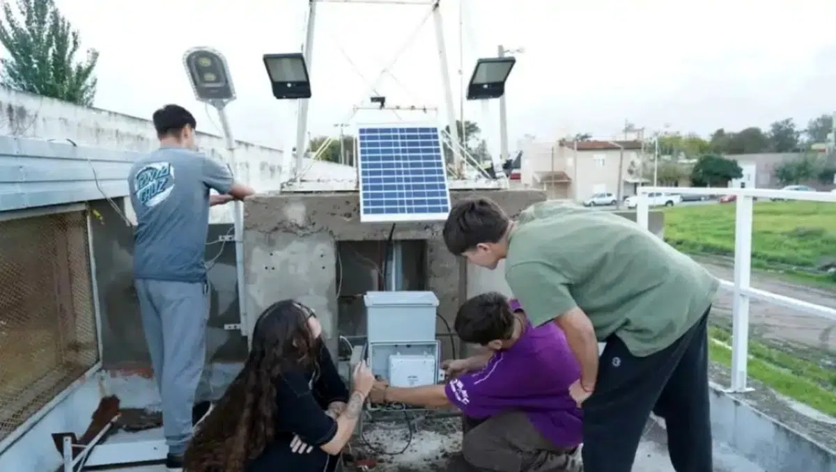 A public school in Necochea creates the world’s first mini wind park and bets on clean energy
