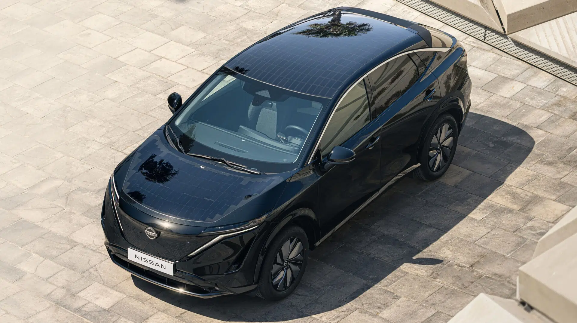 A major Japanese automaker unveiled a new version of an electric SUV with integrated solar panels