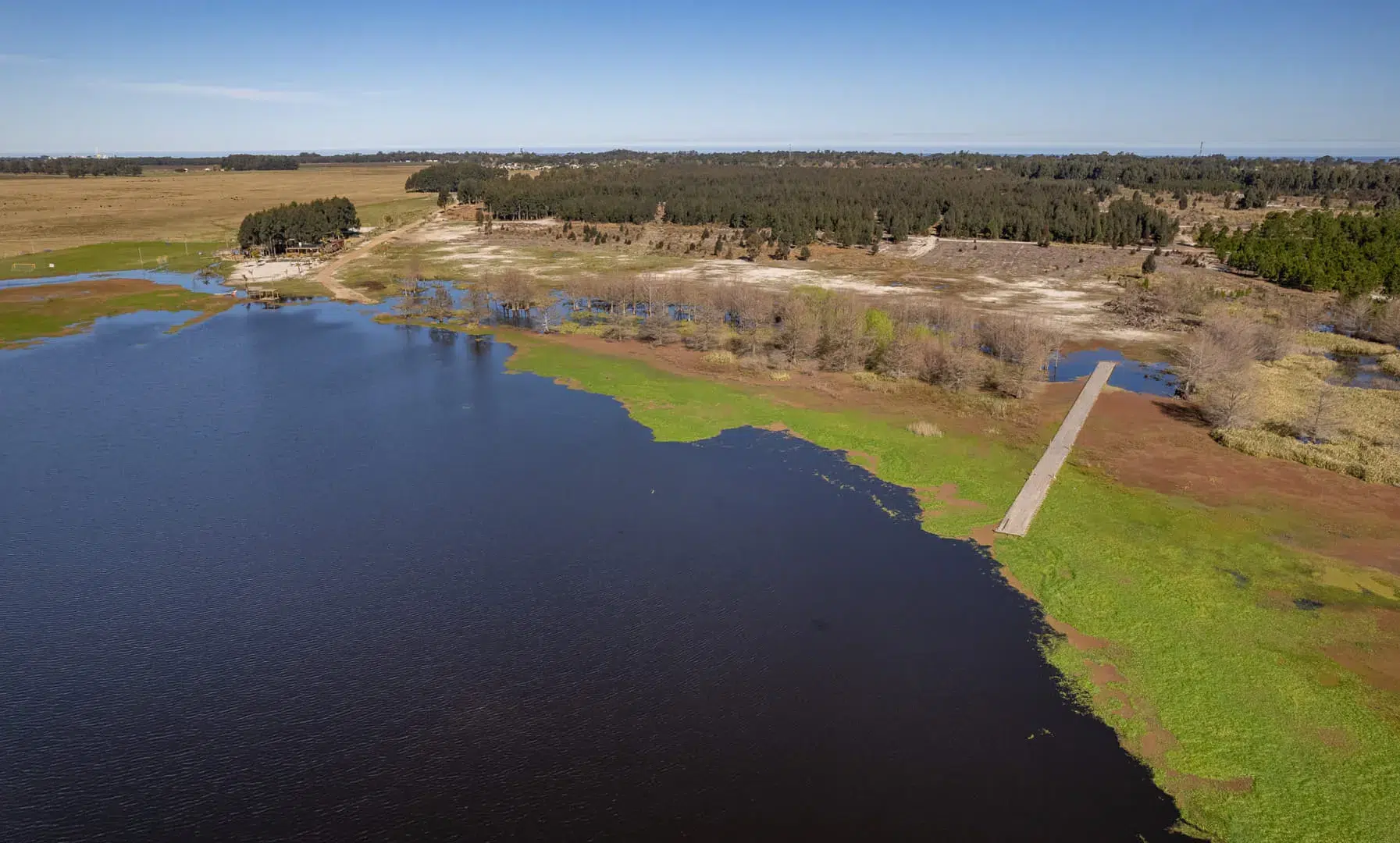 Es wird vorgeschlagen, die Laguna del Cisne aufgrund der Wasserkrise in Uruguay in ein Schutzgebiet umzuwandeln. Foto: Lagunadeloscisnes.uy.